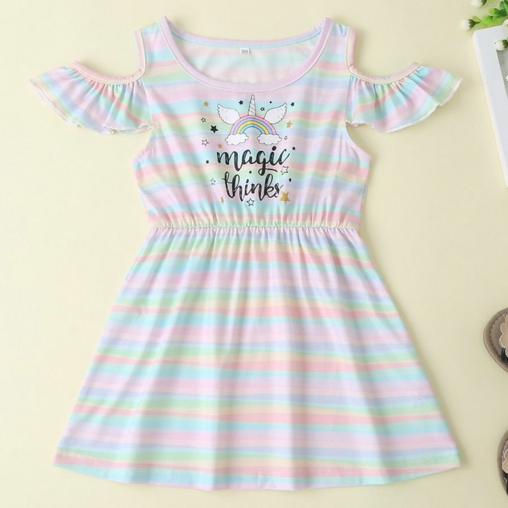 Girls unicorn dress
